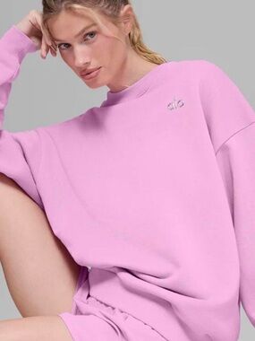 alo accolade crew neck pullover